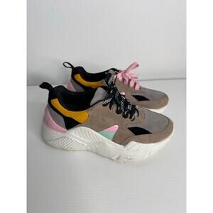 Gianni Bini Womens Troye Chunky Sneakers Size 7 Trendy Y2K